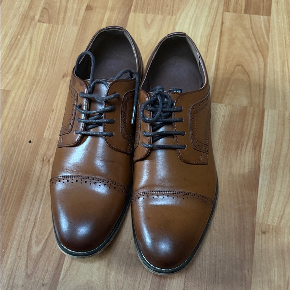 Stacy Adams Kids Brown Dress Shoes
